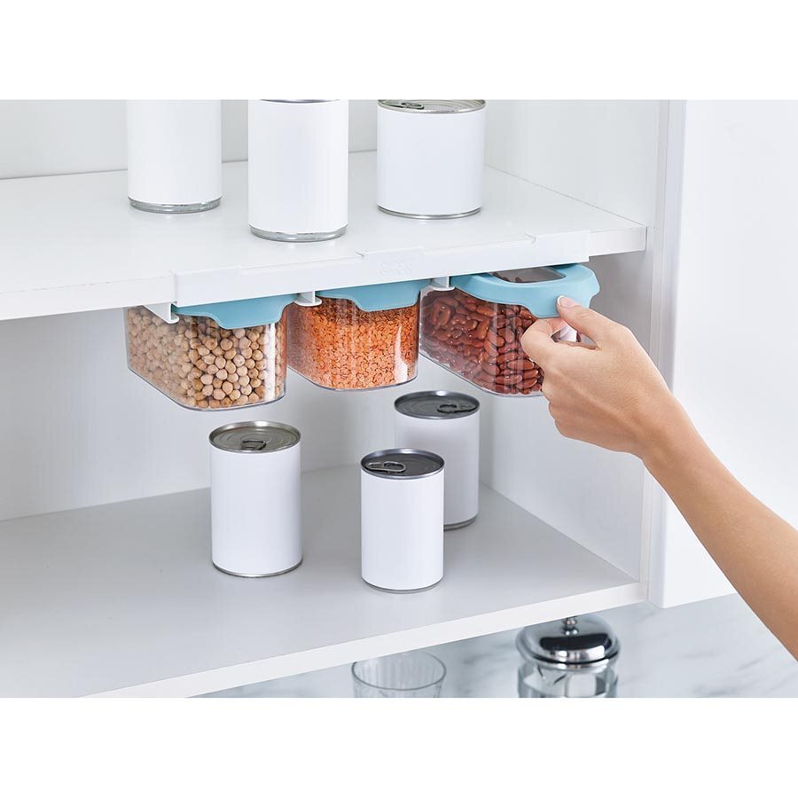 Joseph Joseph Cupboard Store Food Storage 3x900ml Light Opal