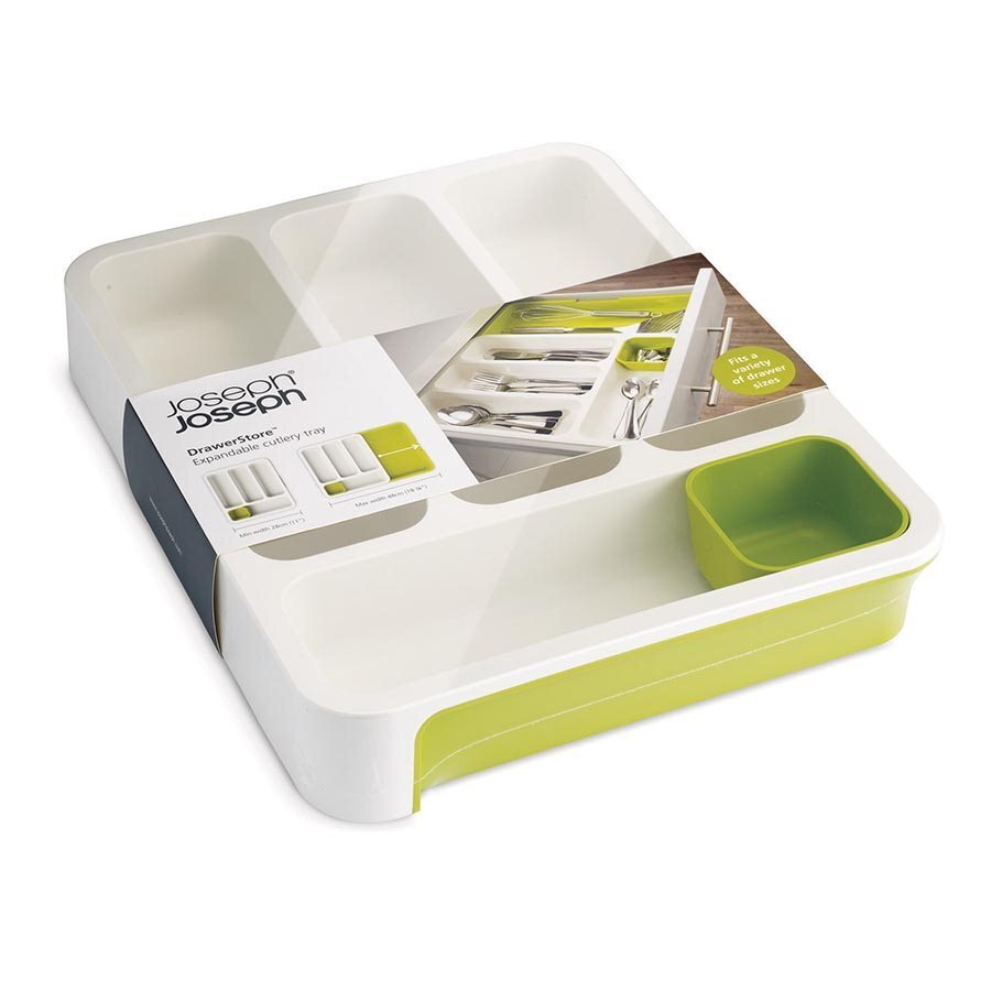 Joseph Joseph Drawerstore Expandable Cutlery Tray White
