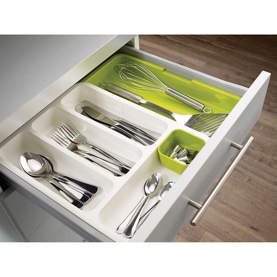 Joseph Joseph Drawerstore Expandable Cutlery Tray White