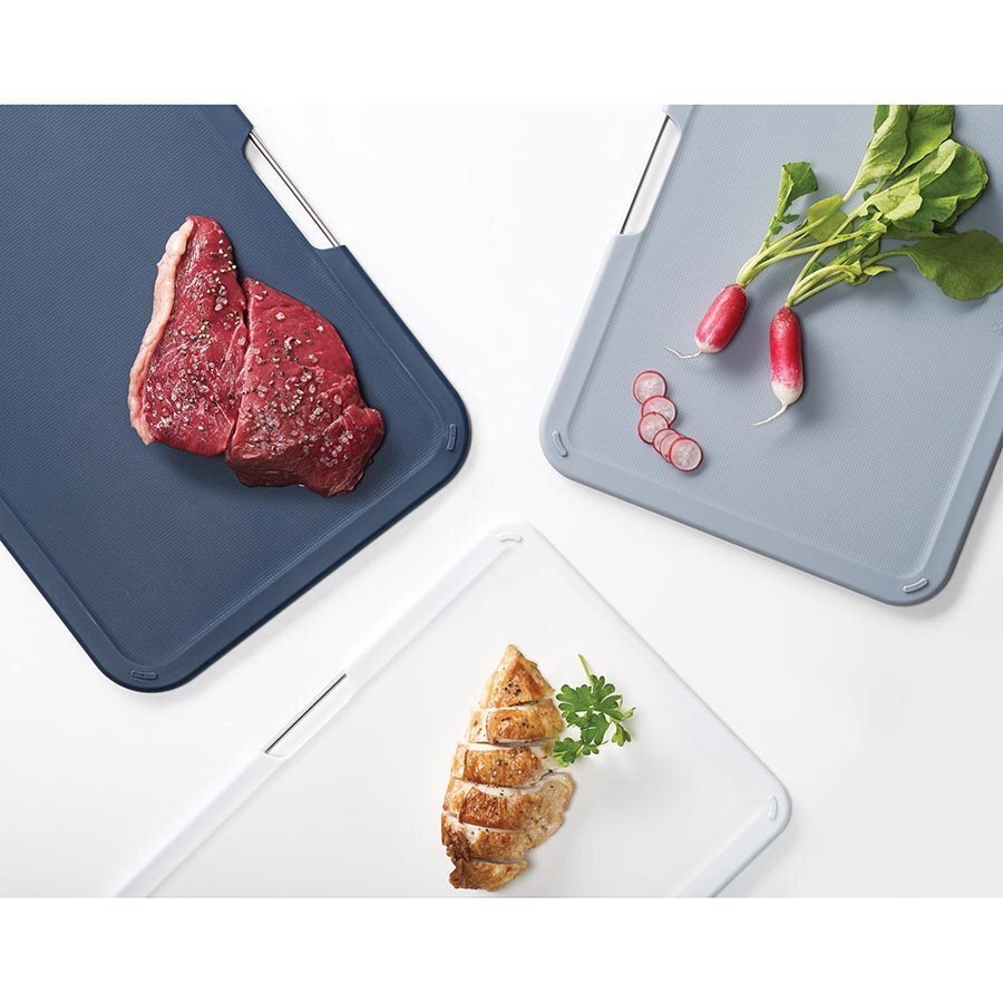 Joseph Joseph Nest 3-Piece Large Chopping Board Set - Grey