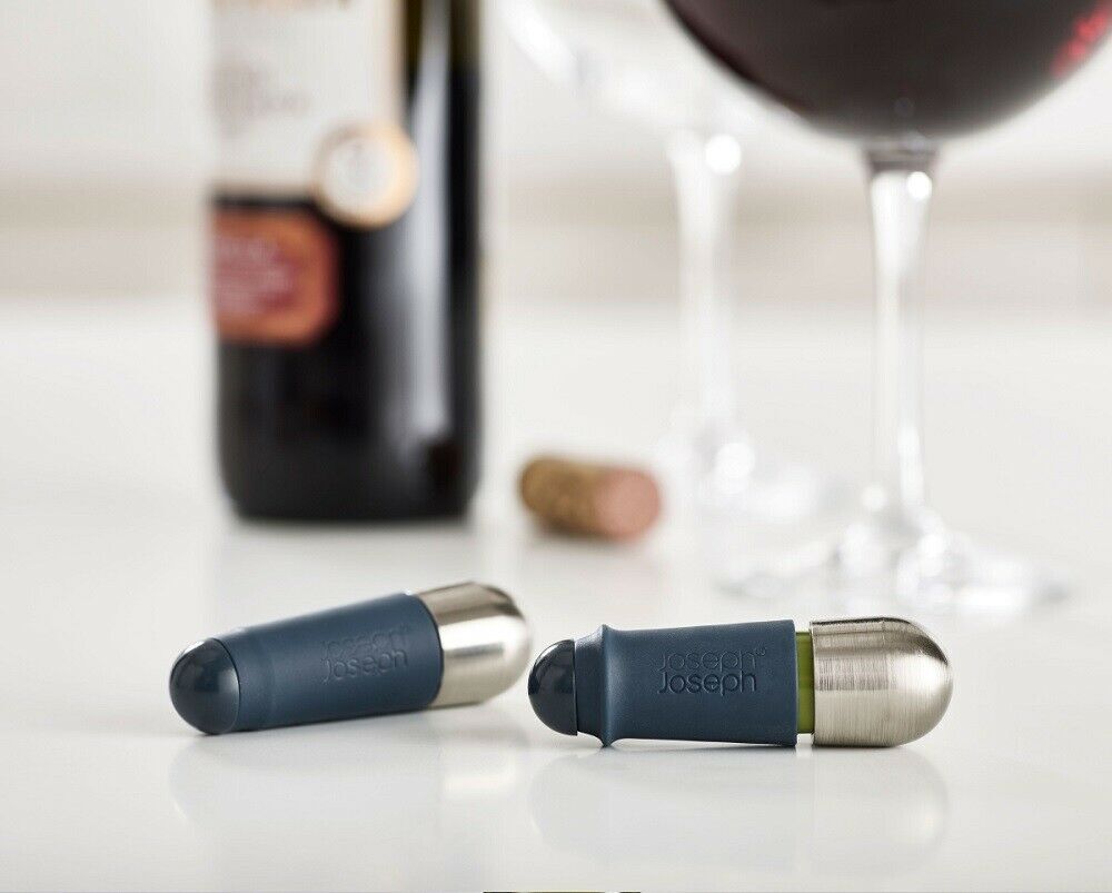 Joseph Joseph BarWise Twist-Lock Wine Stoppers Set of 2