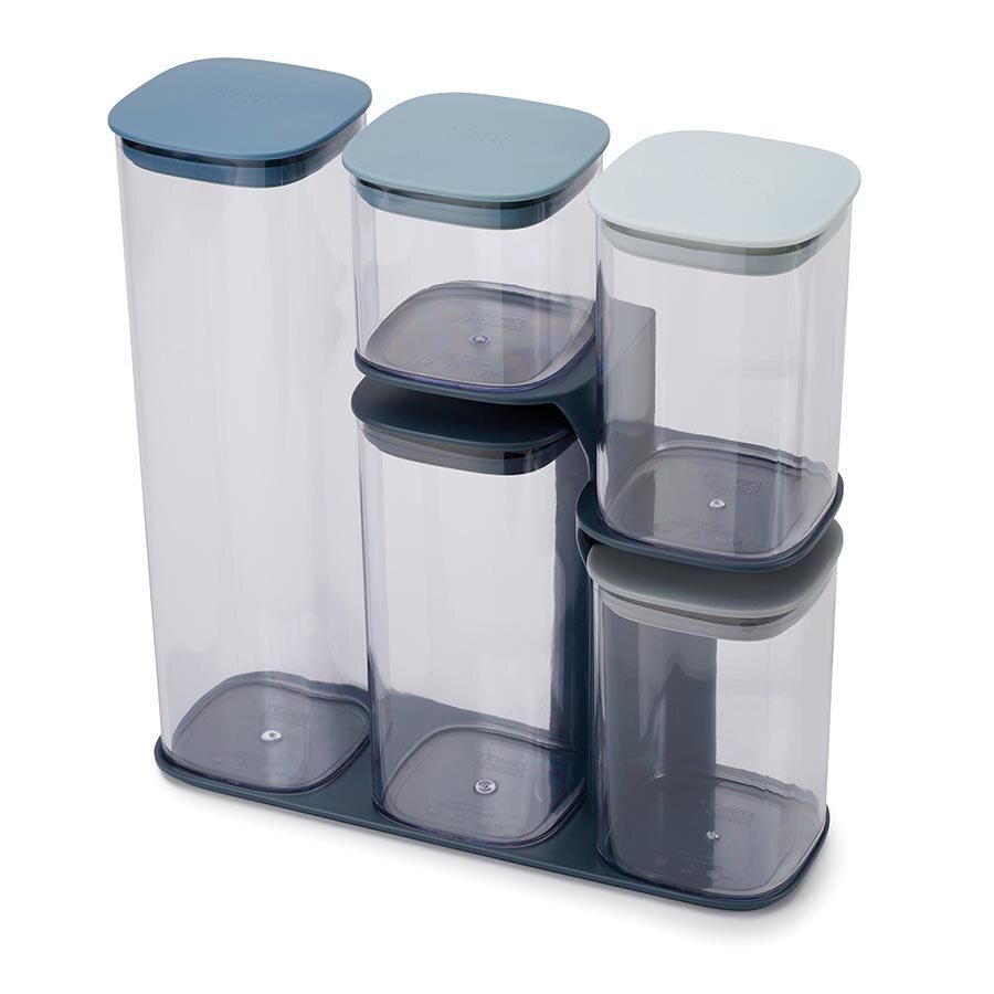 Joseph Joseph Editions Podium Storage Container Set 5pc Sky