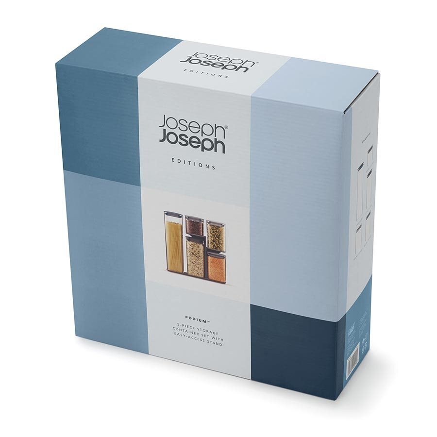 Joseph Joseph Editions Podium Storage Container Set 5pc Sky