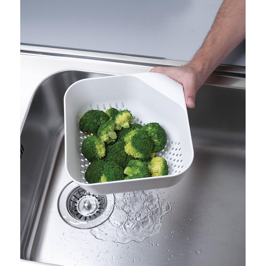 Joseph Joseph Square Colander Medium White