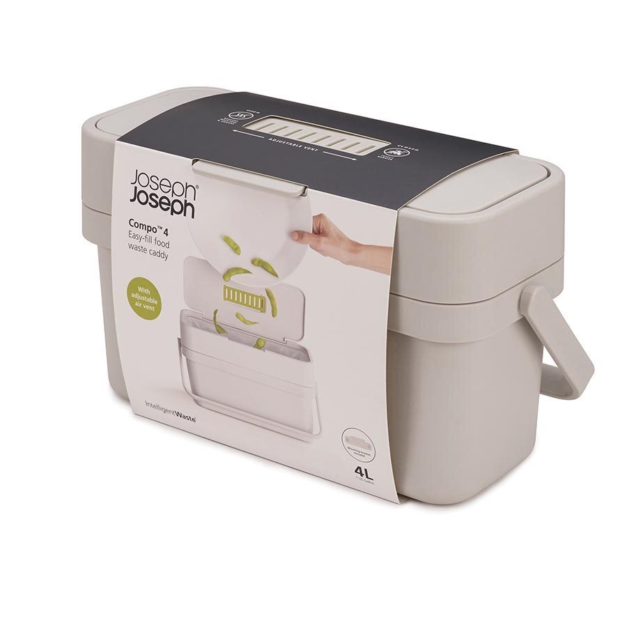 Joseph Joseph Compo 4 Food Waste Caddy Stone