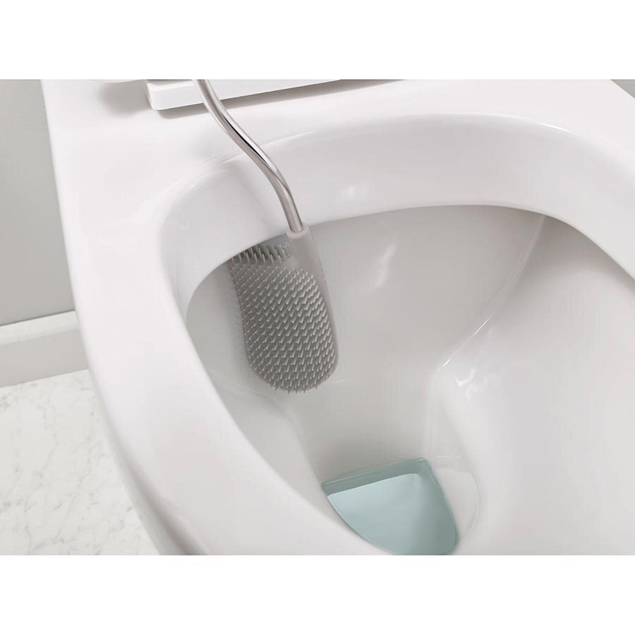 Joseph Joseph Flex Toilet Brush w/ Slim Holder - Grey