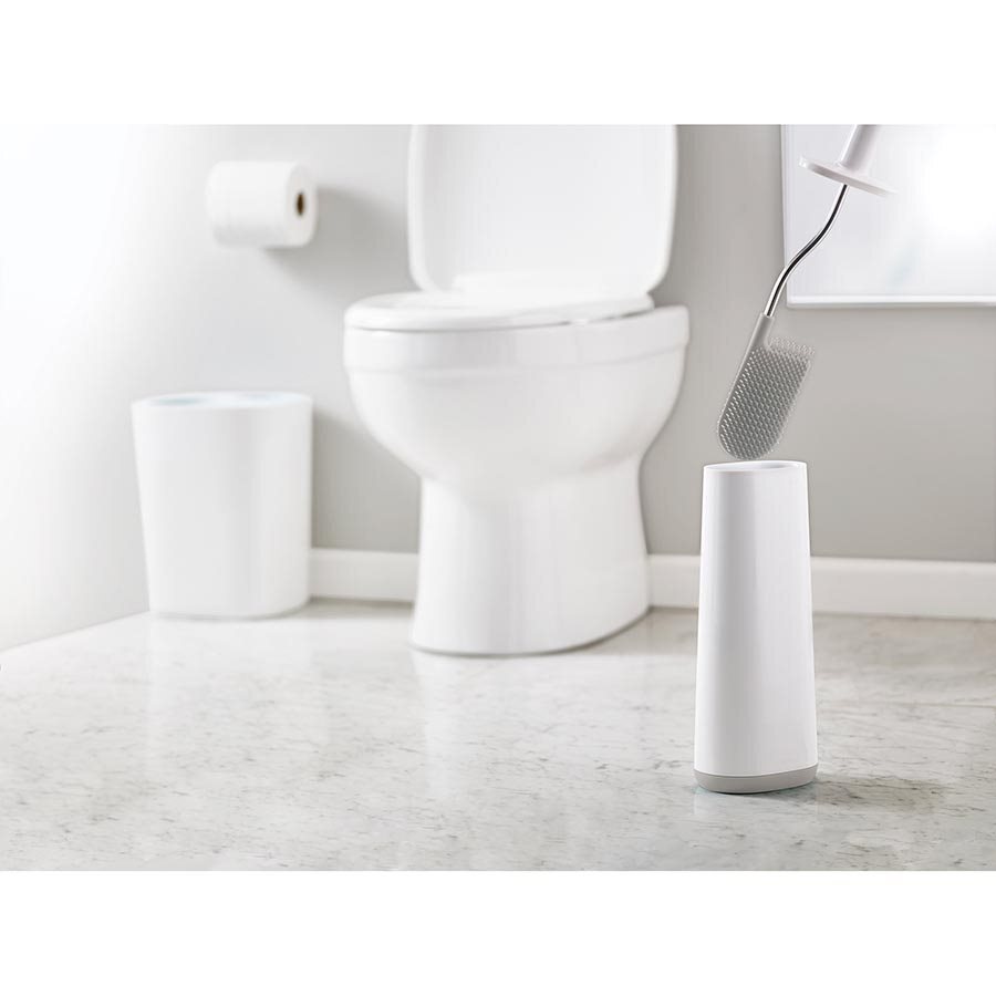 Joseph Joseph Flex Toilet Brush w/ Slim Holder - Grey