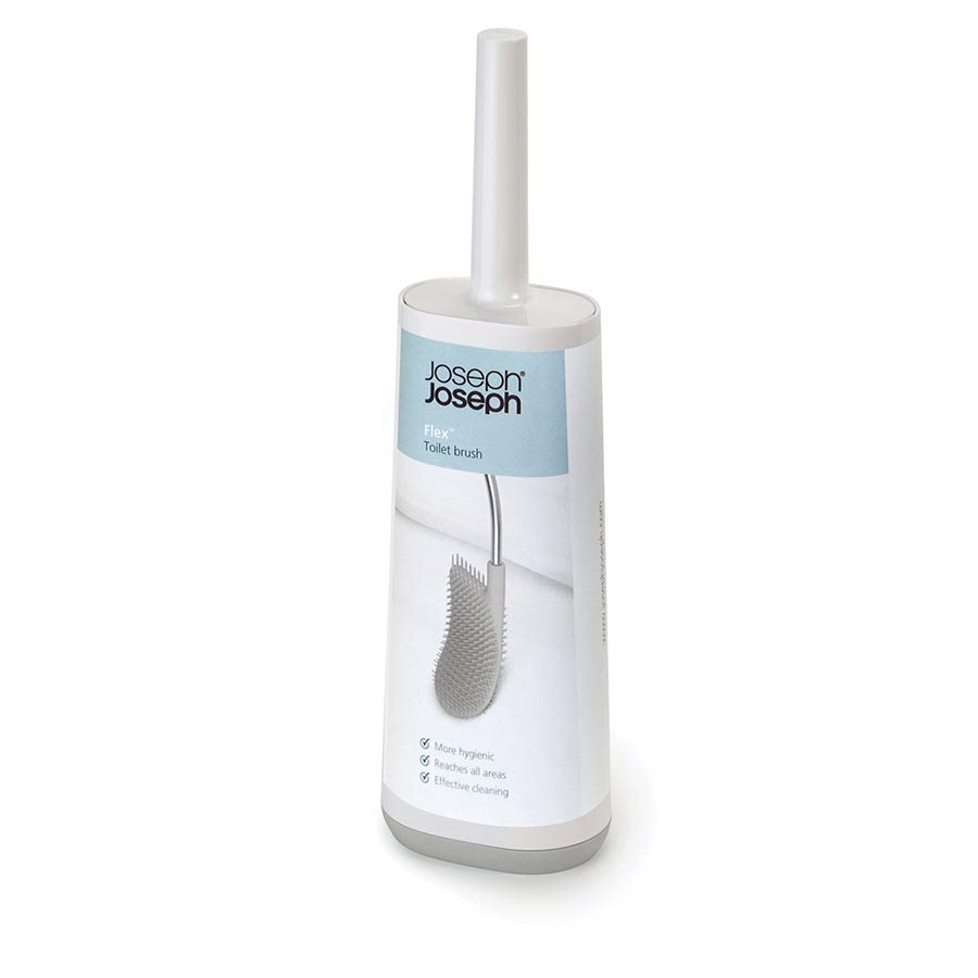 Joseph Joseph Flex Toilet Brush w/ Slim Holder - Grey