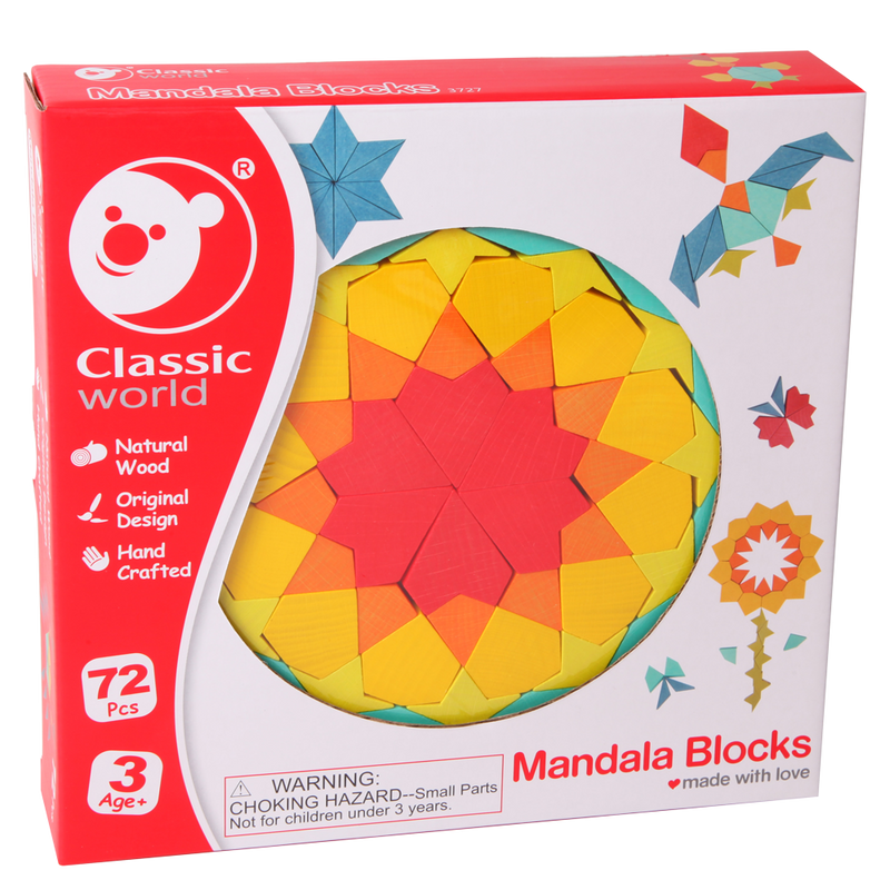 Classic World Mandala Puzzle Blocks