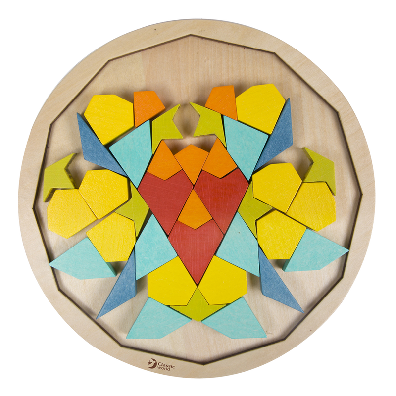 Classic World Mandala Puzzle Blocks