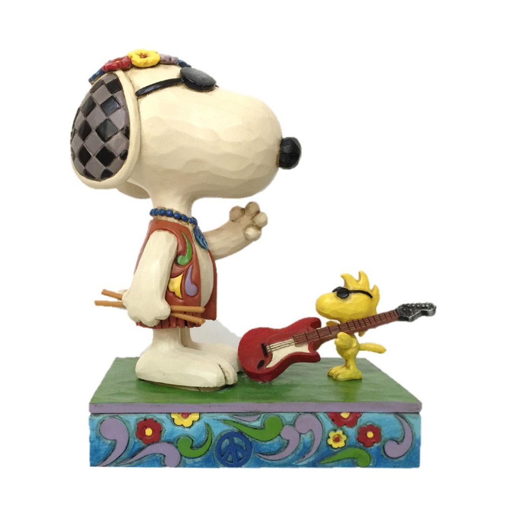 Peanuts by Jim Shore Snoopy Woodstock Concert Goers