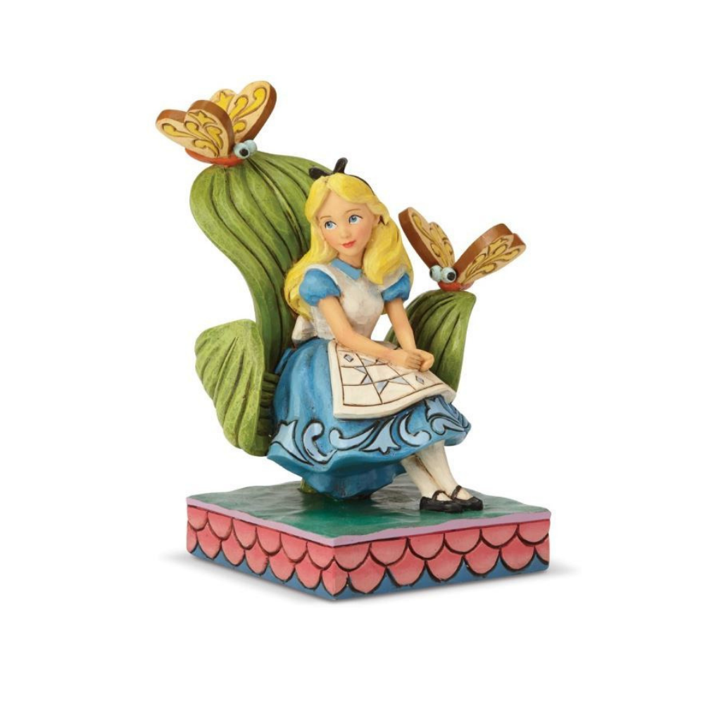 Jim Shore Disney Traditions Alice In Wonderland Curiouser and Curiouser