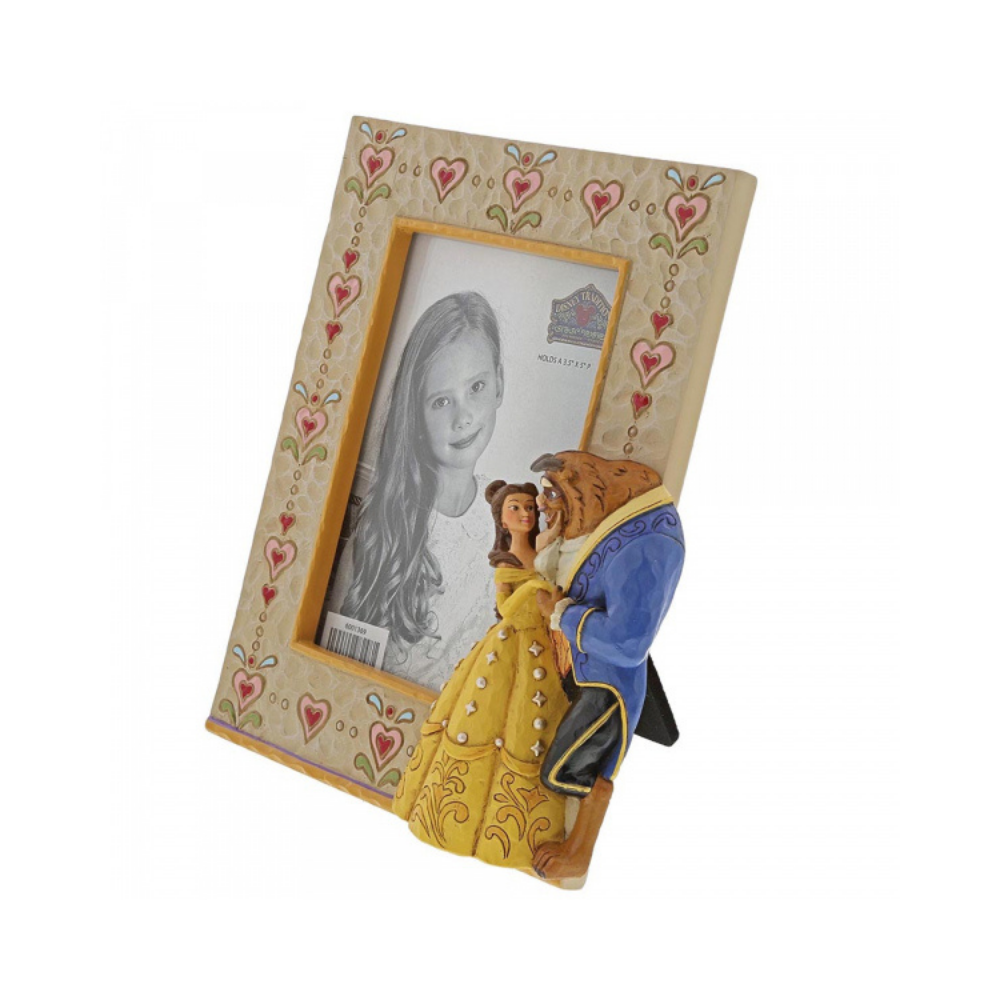 Jim Shore Disney Traditions Beauty and the Beast Photo Frame