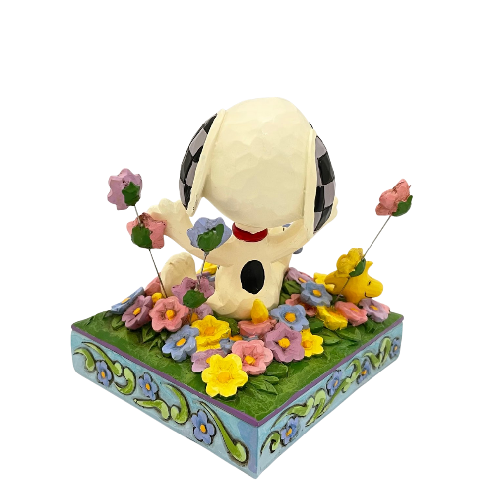 Peanuts by Jim Shore Snoopy in Flowers Figurine