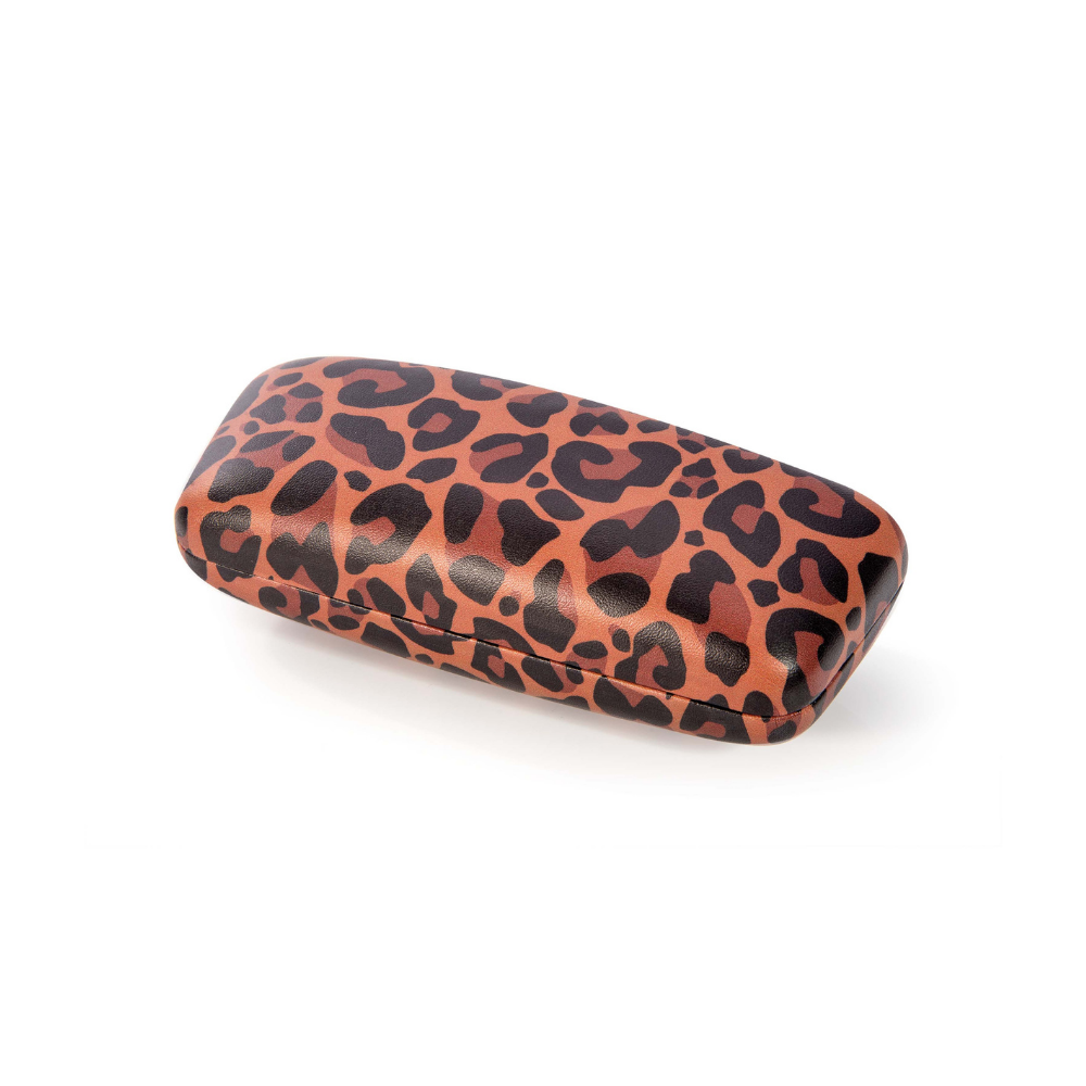 IS GIFT Glasses Case Animal Print Assorted