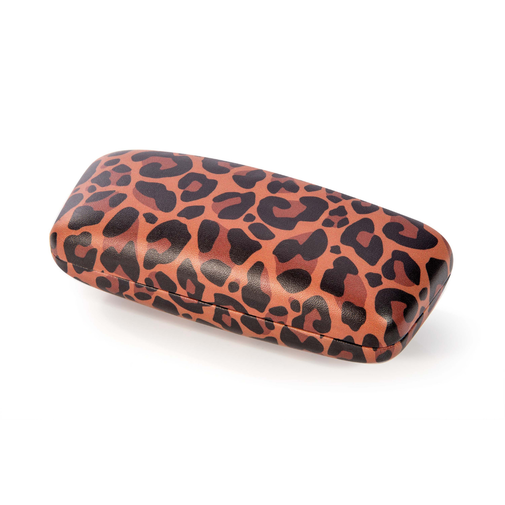 IS GIFT Glasses Case Animal Print Assorted