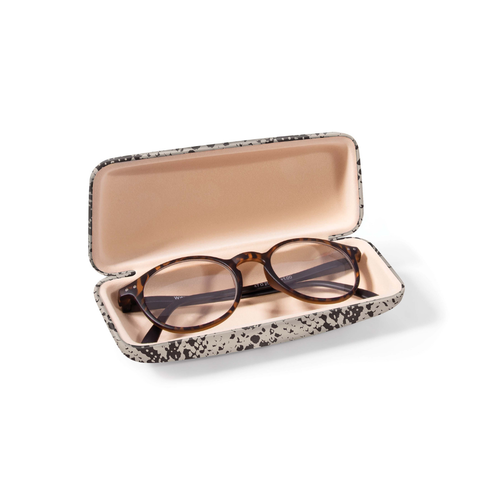 IS GIFT Glasses Case Animal Print Assorted