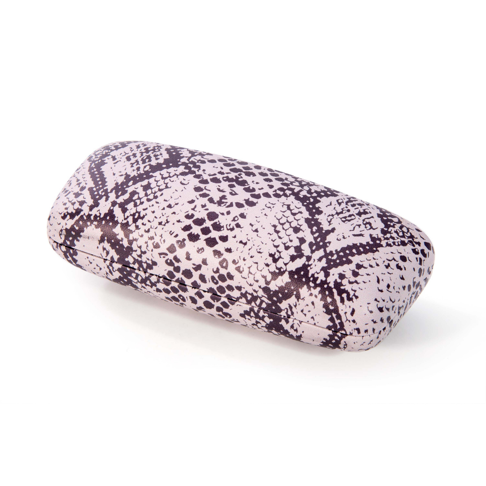 IS GIFT Glasses Case Animal Print Assorted