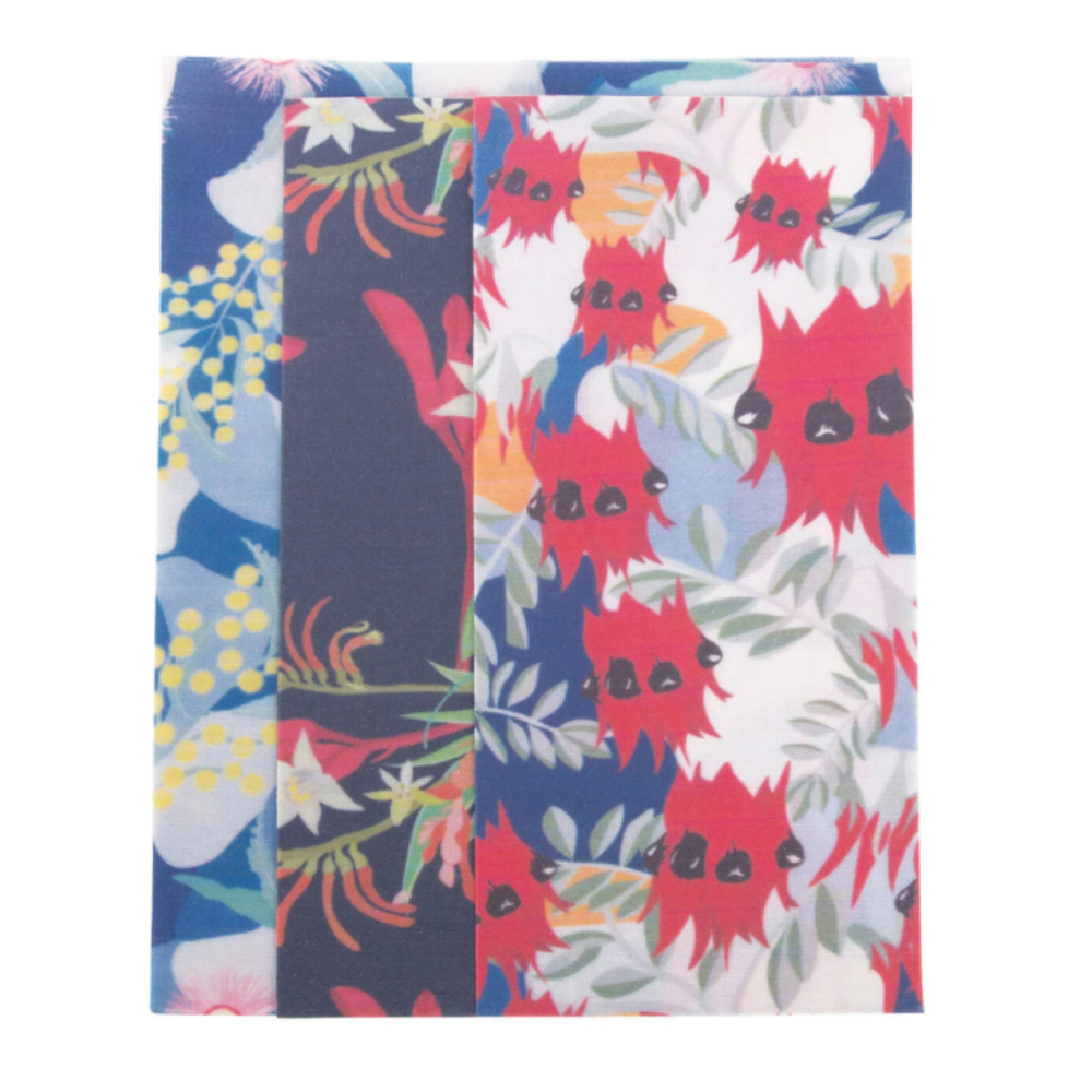 Reusable Organic & Biodegradable Beeswax Food Wraps (Set of 3) - Bontanical