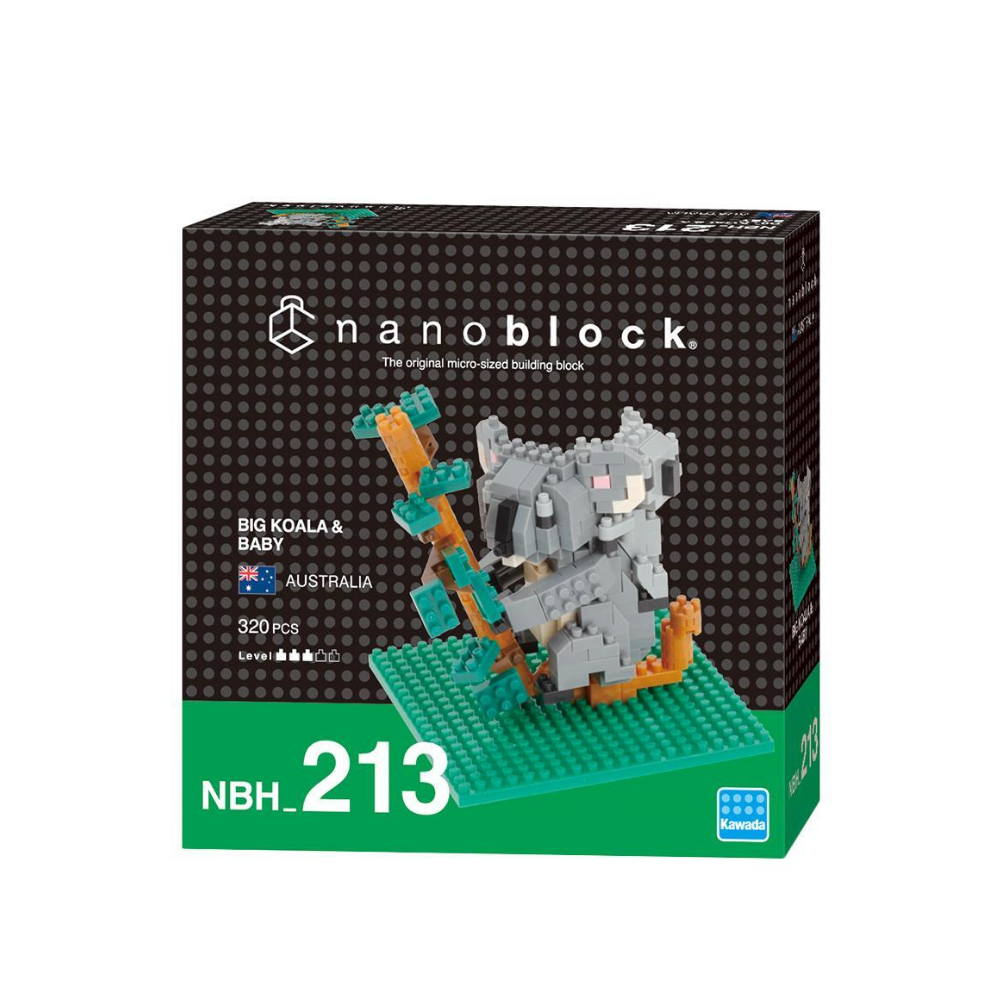 Nanoblock NBH_213 Big Koala & Baby