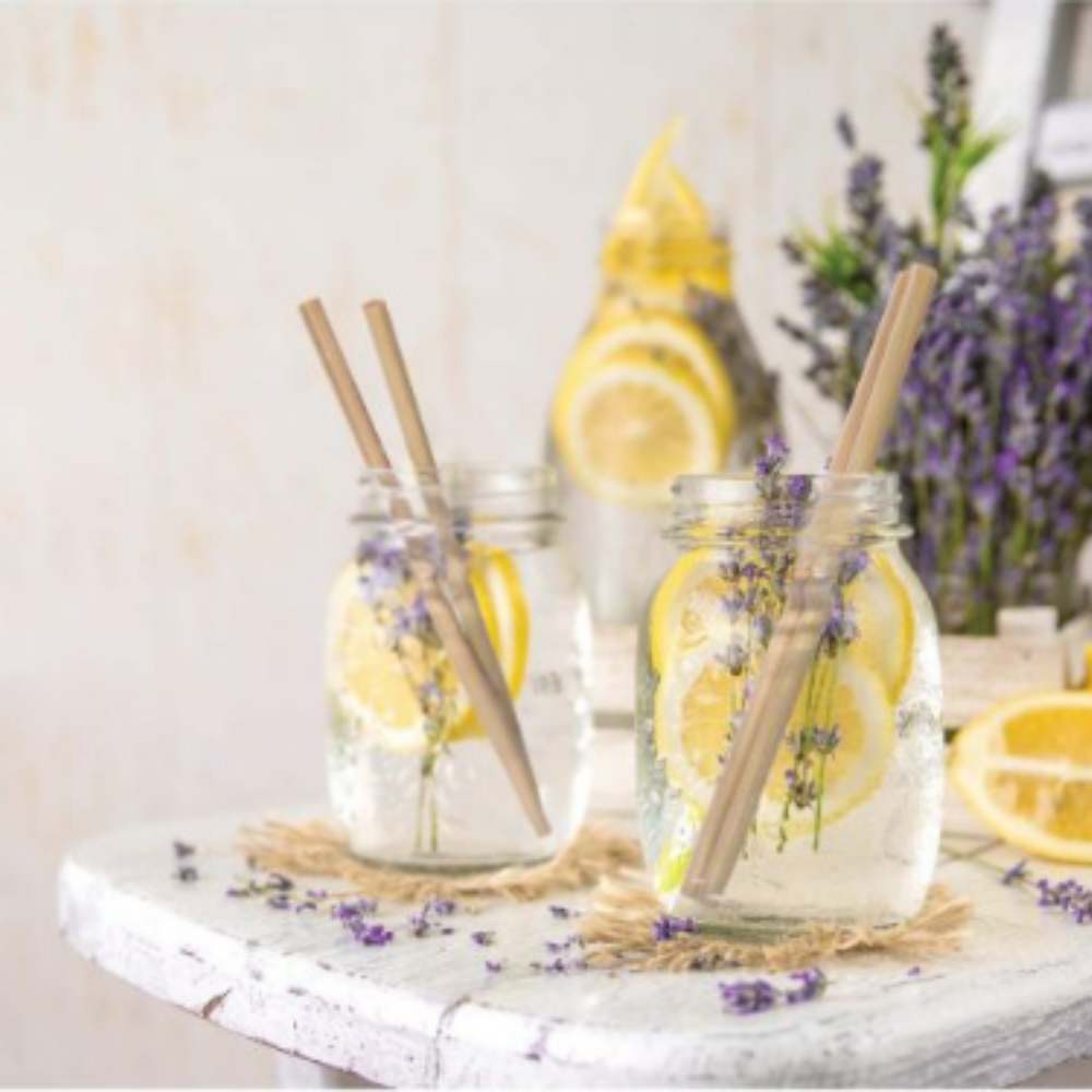 IS Gift Reusable Bamboo Straws (Set of 8)