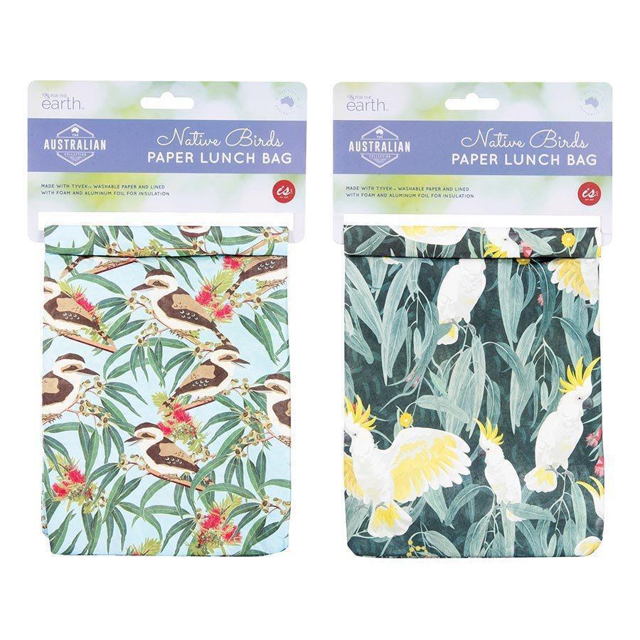 The Australian Collection Paper Lunch Bag - Birds