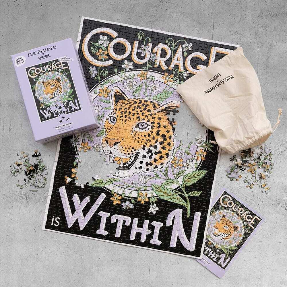 Luckies Print Club - Courage is Within Puzzle
