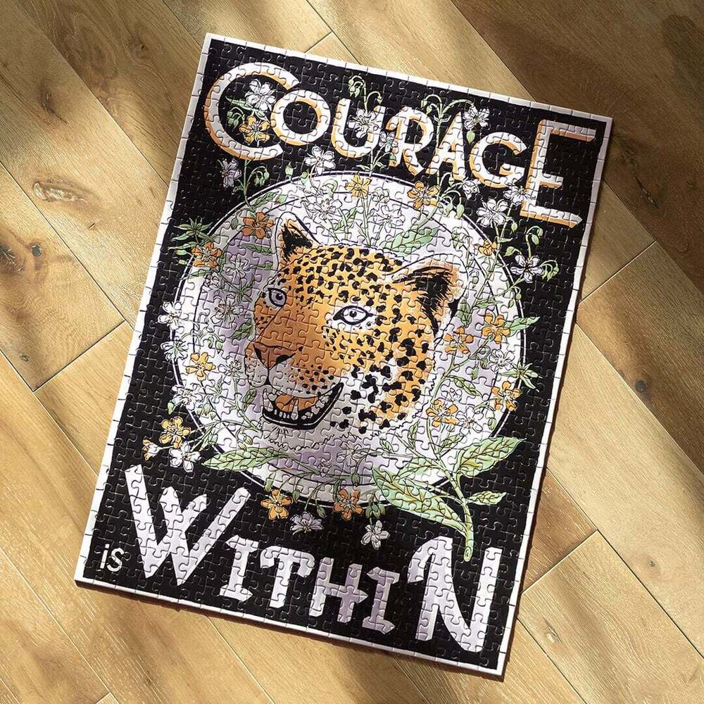 Luckies Print Club - Courage is Within Puzzle