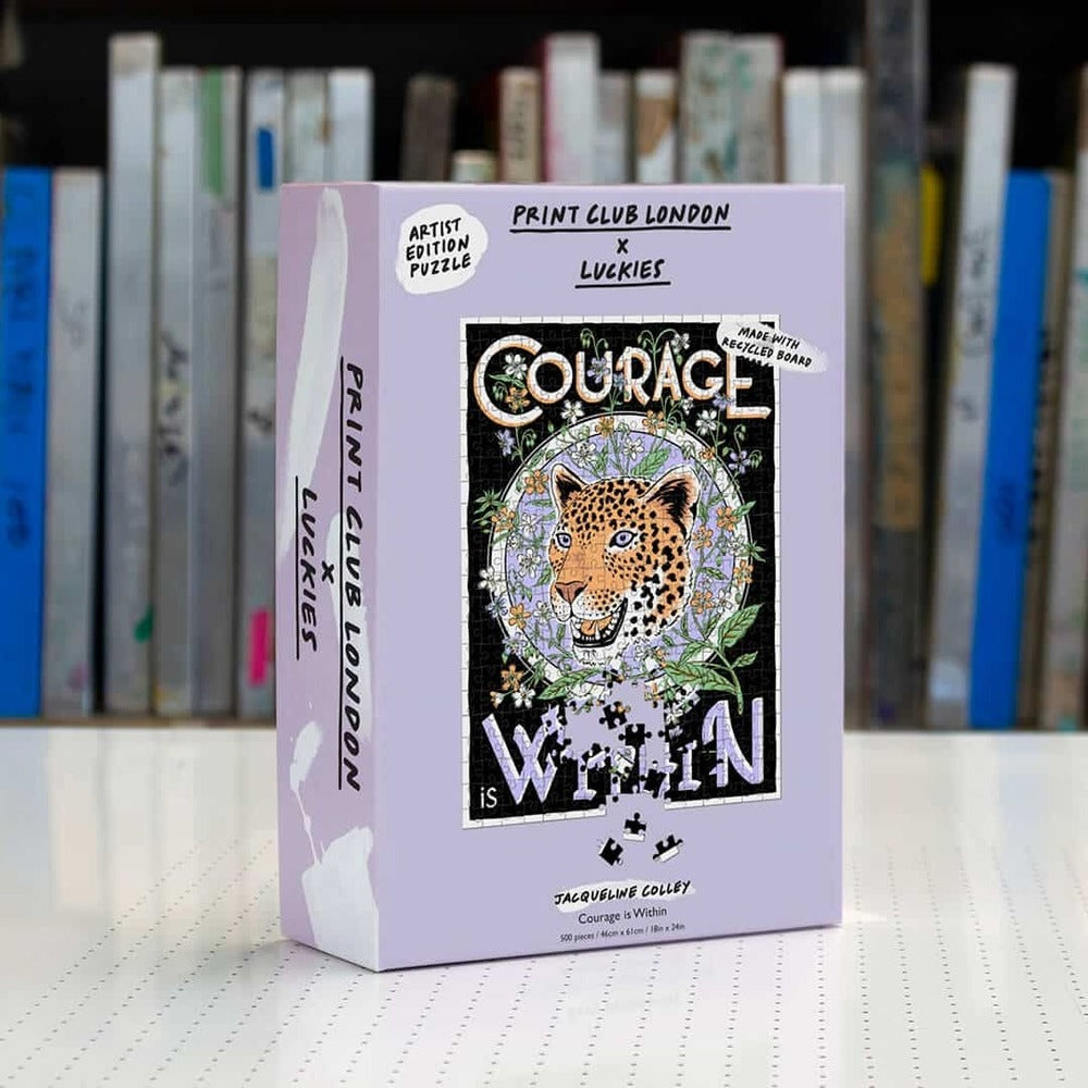 Luckies Print Club - Courage is Within Puzzle