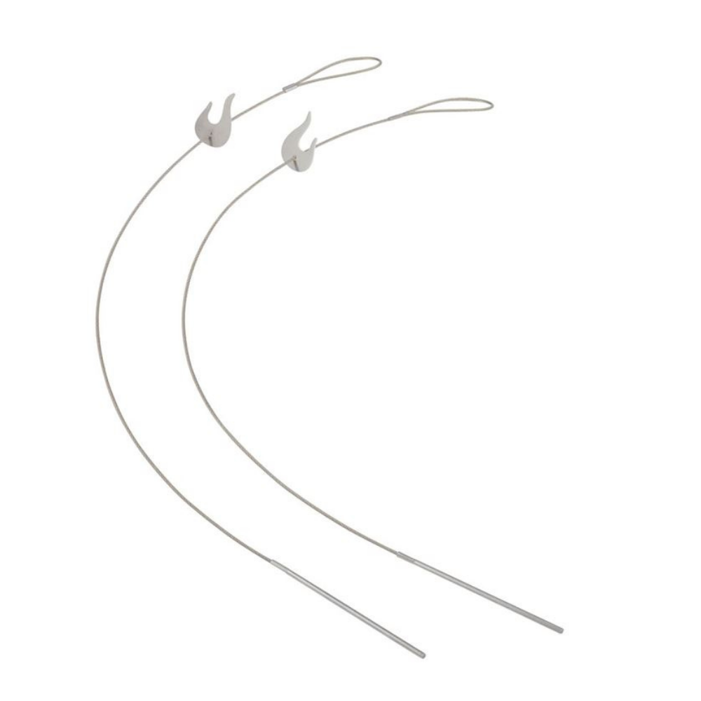 Davis & Waddell Flexible BBQ Skewers 74cm (Set of 2)
