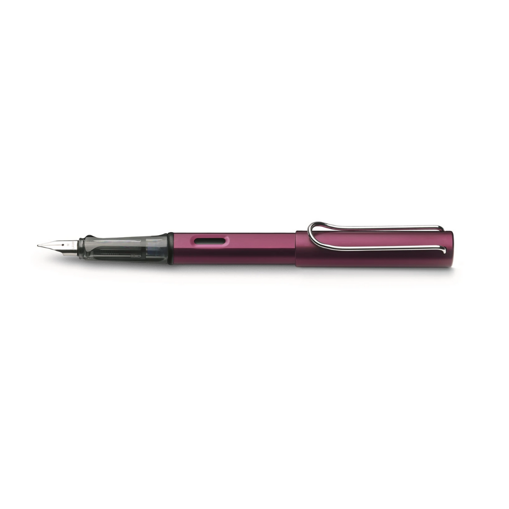 LAMY AL-Star Fountain Pen Black Purple Medium Nib
