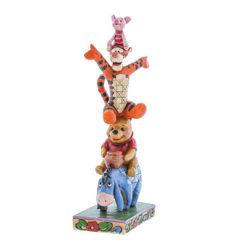 Disney Traditions Eeyore Pooh Tigger & Piglet Stacked