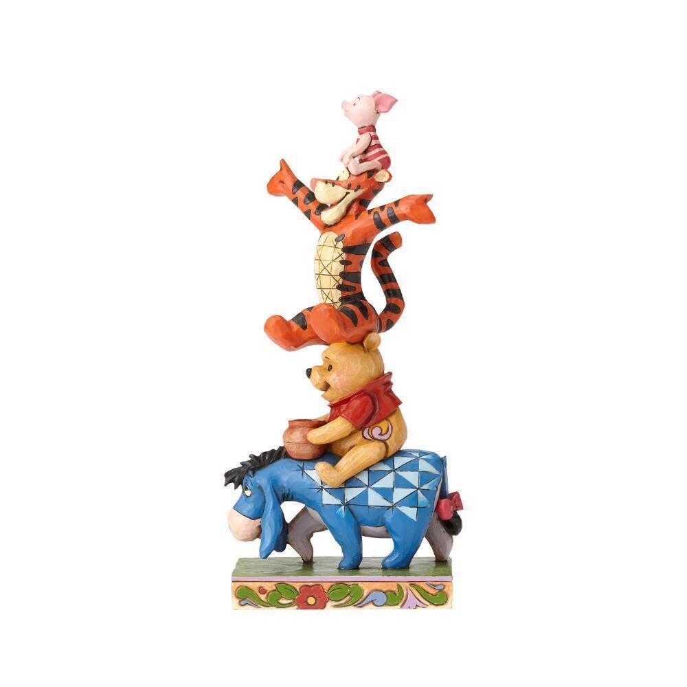Disney Traditions Eeyore Pooh Tigger & Piglet Stacked