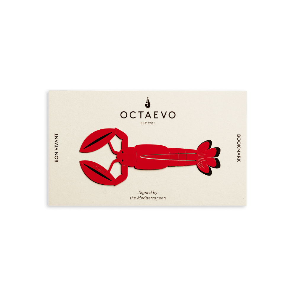 Octaevo Metal Bookmark Bon Vivant Red