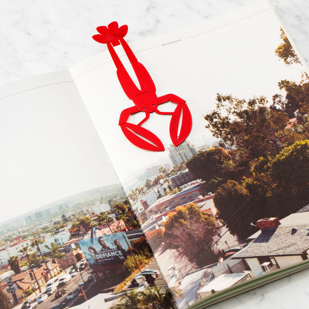 Octaevo Metal Bookmark Bon Vivant Red
