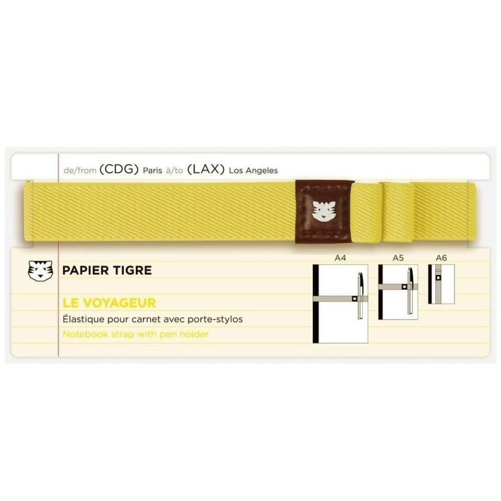 Papier Tigre Notebook Strap with 2 Pen Holder - Los Angeles