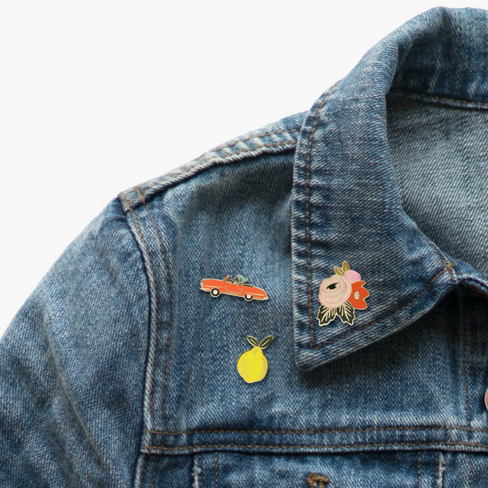 Rifle Paper Co Enamel Pin - Car