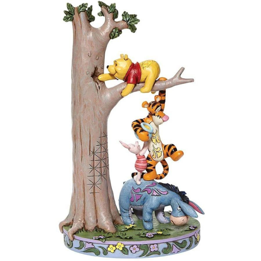 Disney Traditions Winnie The Pooh and Friends Climbing A Tree