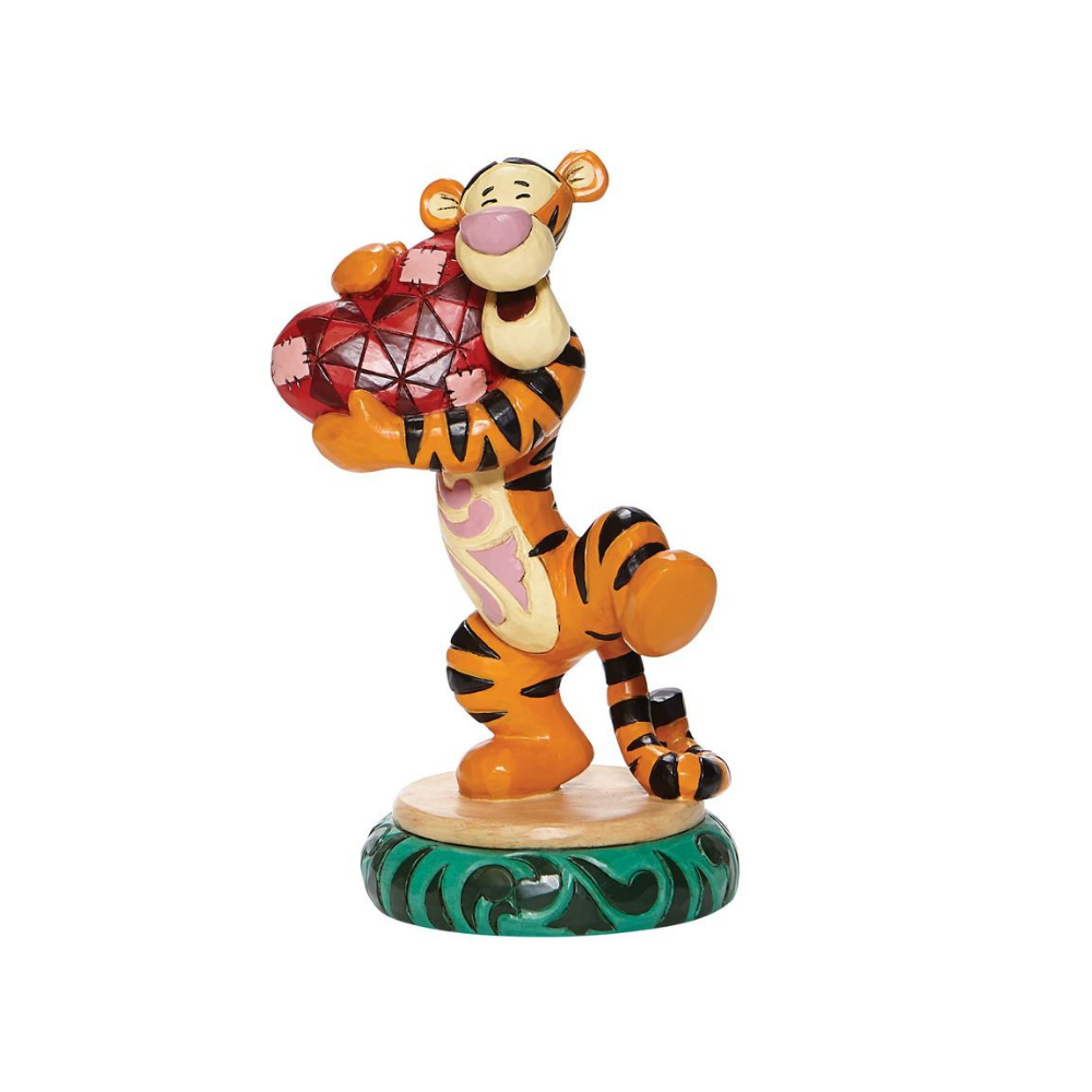 Jim Shore Disney Traditions Tigger Holding Heart