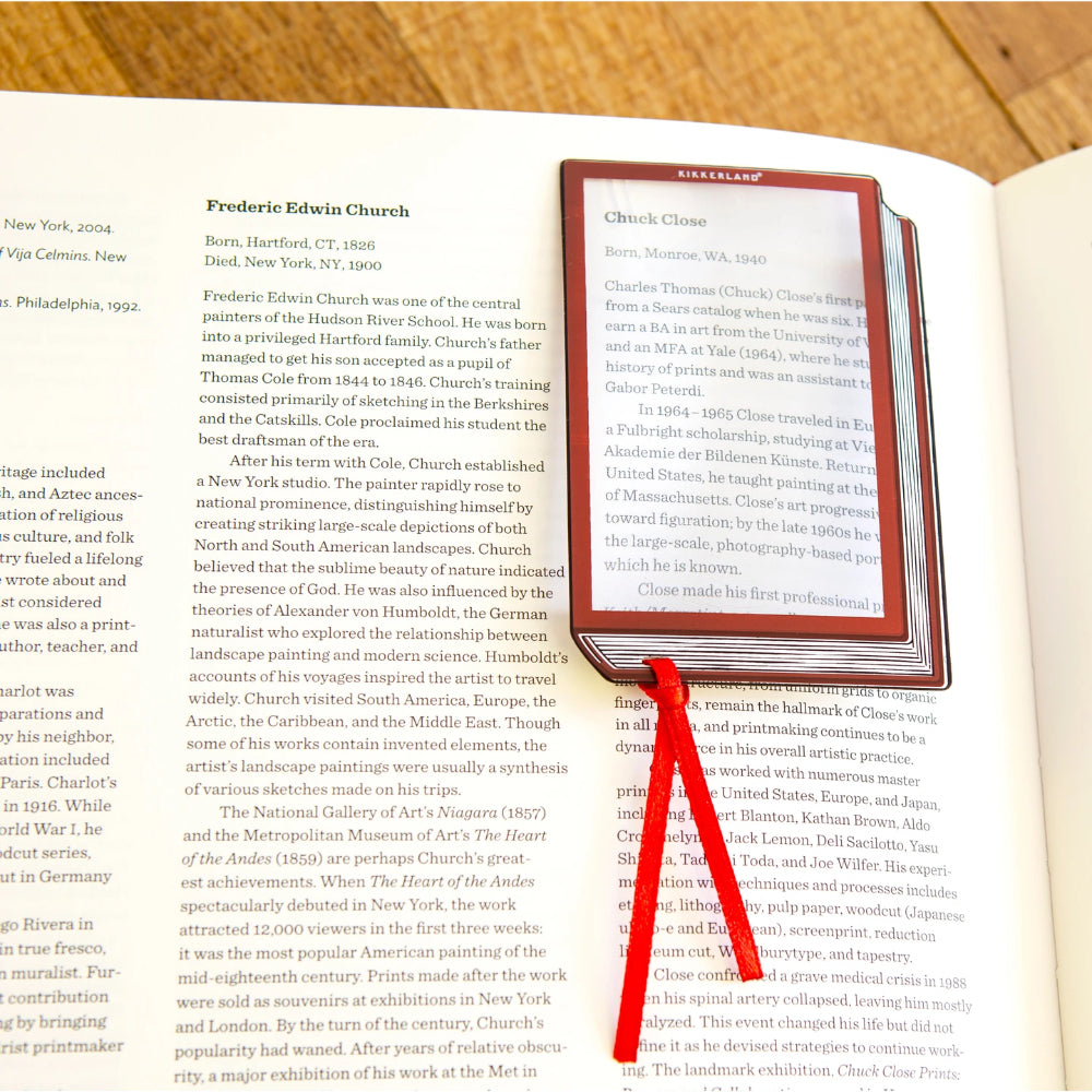 Kikkerland Fresnel Bookmark + Magnifier