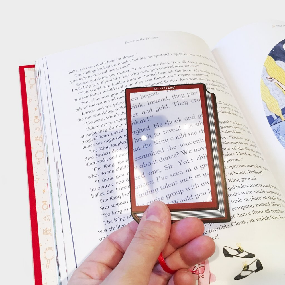 Kikkerland Fresnel Bookmark + Magnifier