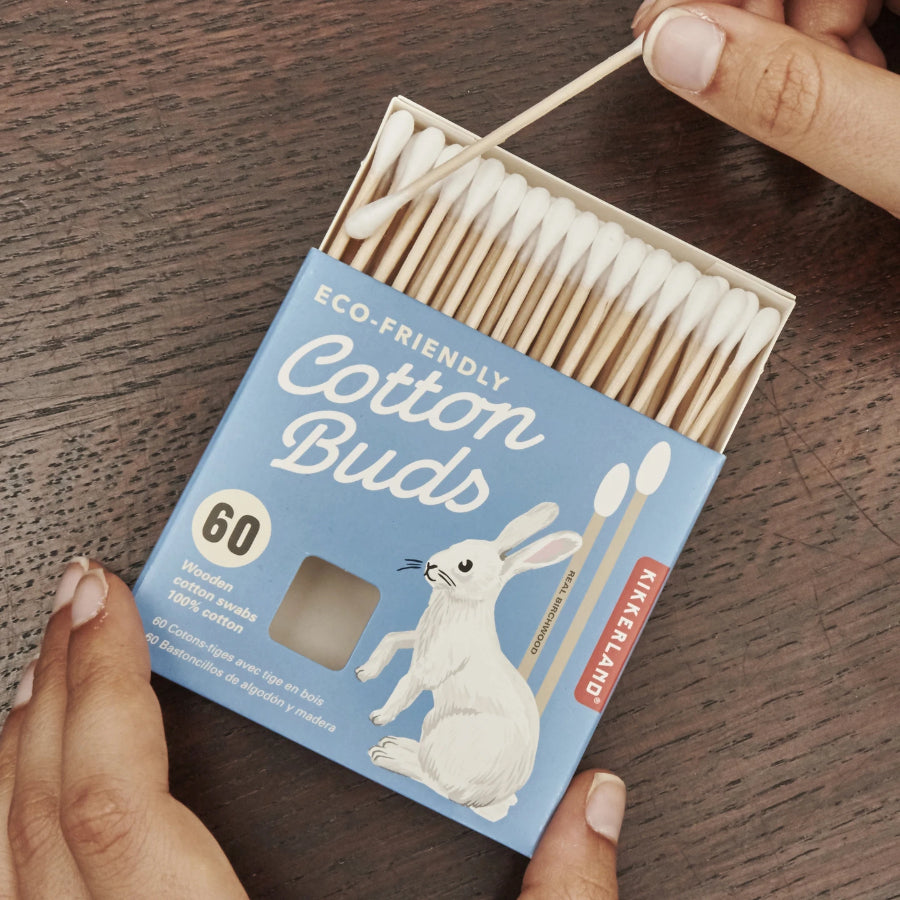 Kikkerland Eco-Friendly Cotton Buds