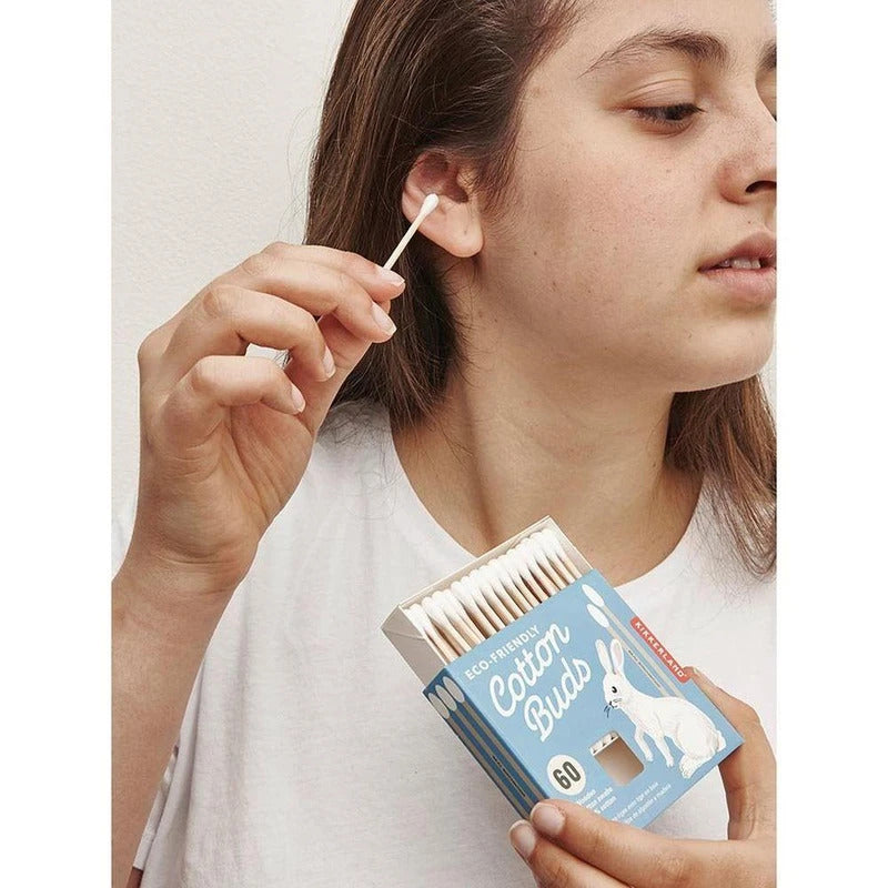 Kikkerland Eco-Friendly Cotton Buds