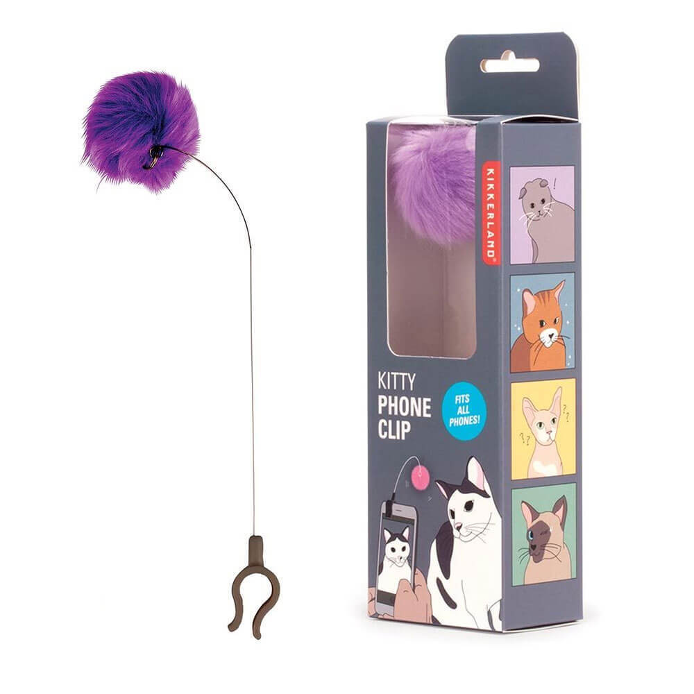 Kikkerland Kitty Phone Clip (Assorted)