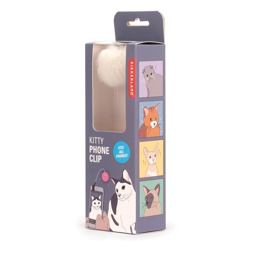Kikkerland Kitty Phone Clip (Assorted)
