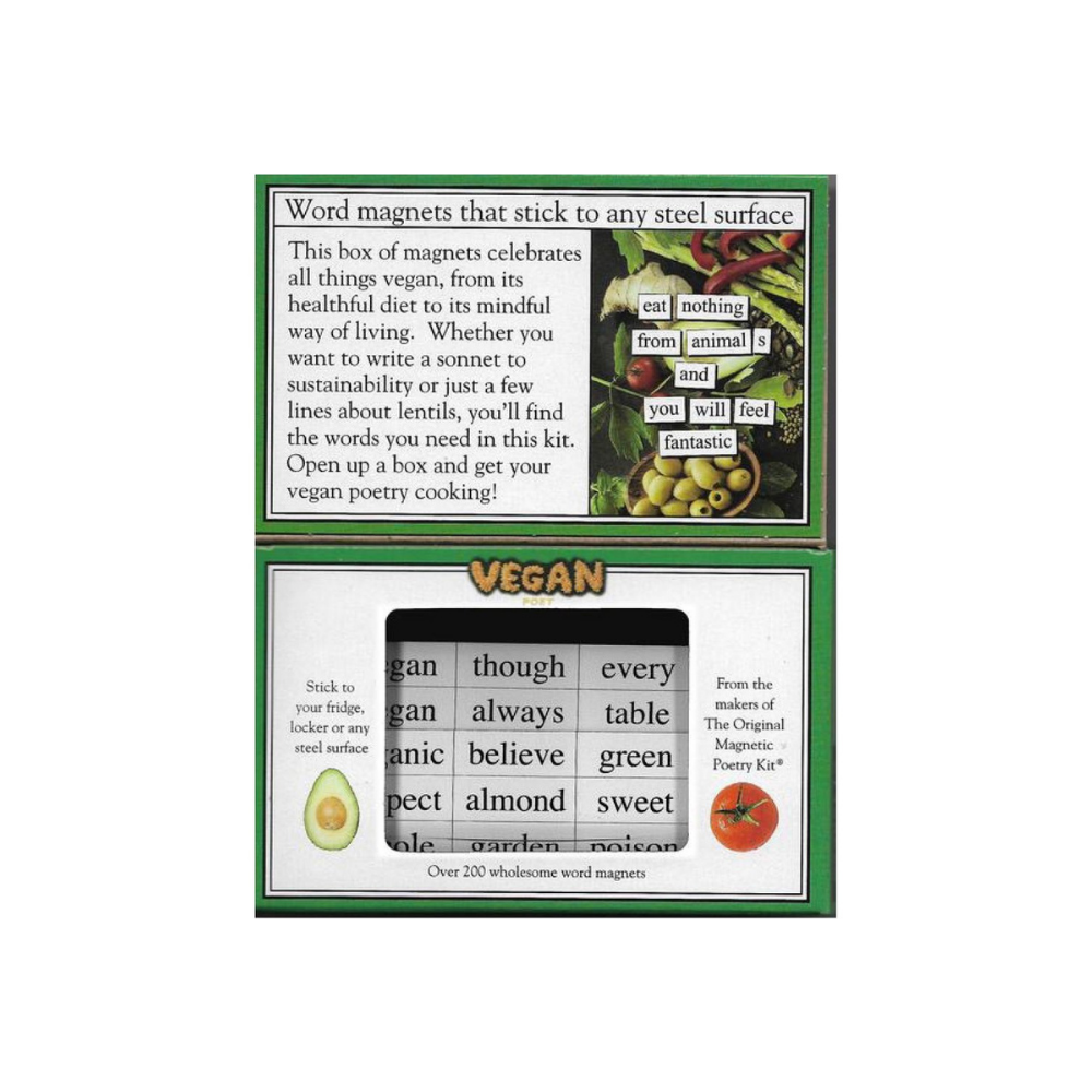 Magnetic Poetry Kit Vegan Poet