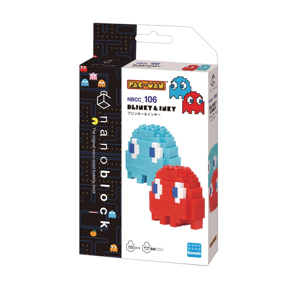 Nanoblock NBCC_106 PAC-MAN Blinky & Inky