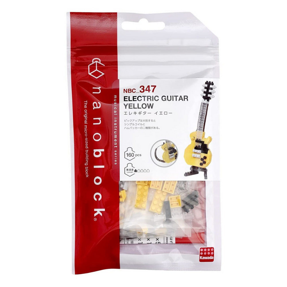 Nanoblock NBC_347 Electric Guitar Yellow