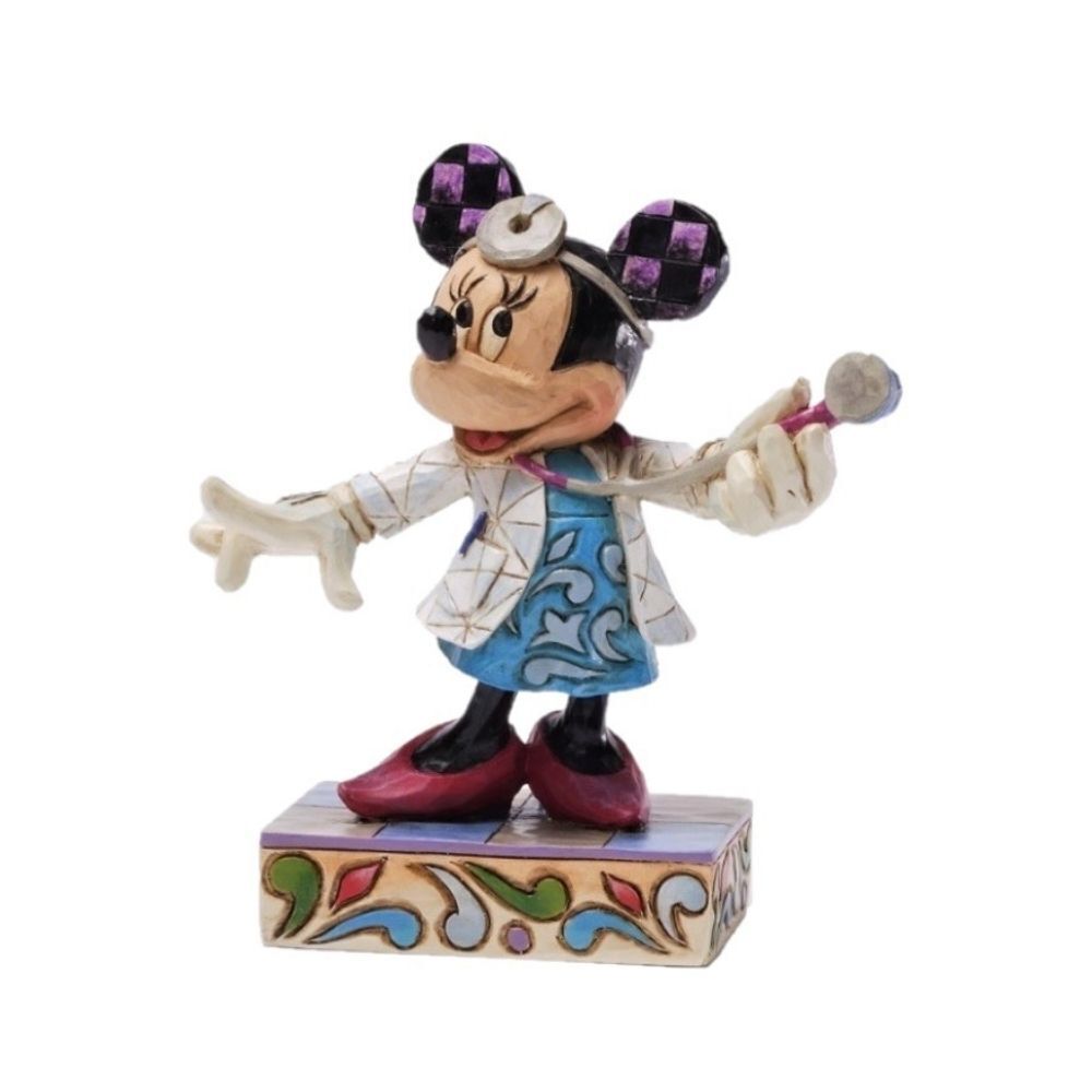Jim Shore Disney Traditions Doctor Minnie Personality Pose