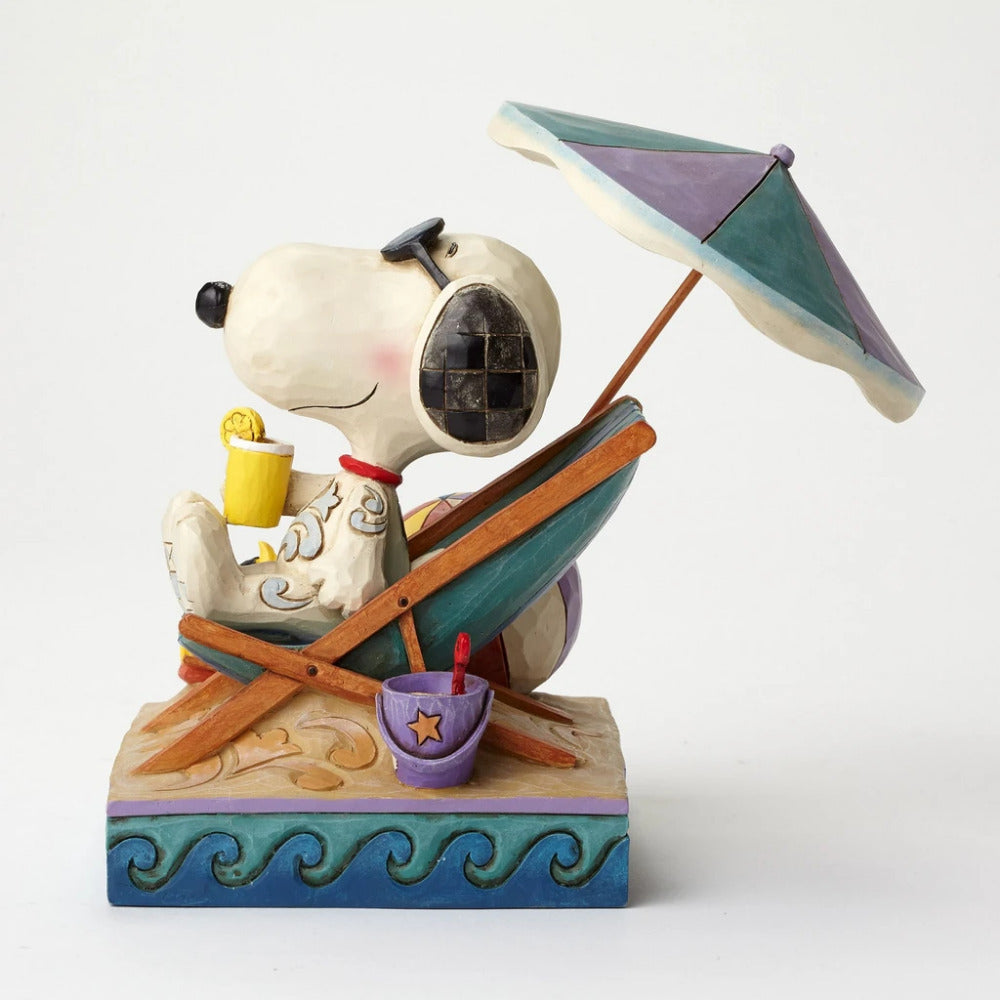 Peanuts by Jim Shore 6" Snoopy & Woodstock Beach Buddies